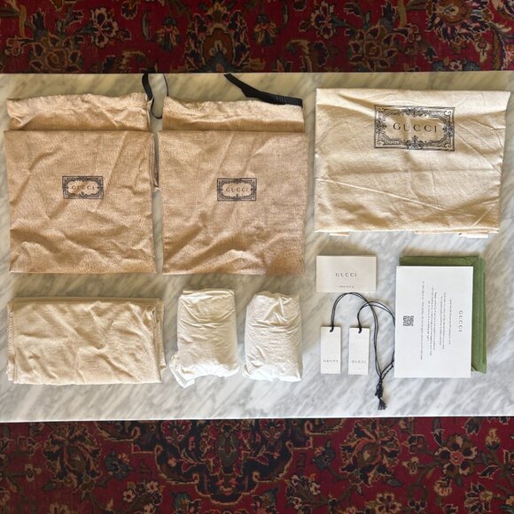 GUCCI Women's Sandal With Mini Double G | Size 37 = 7 US - Picture 15 of 16